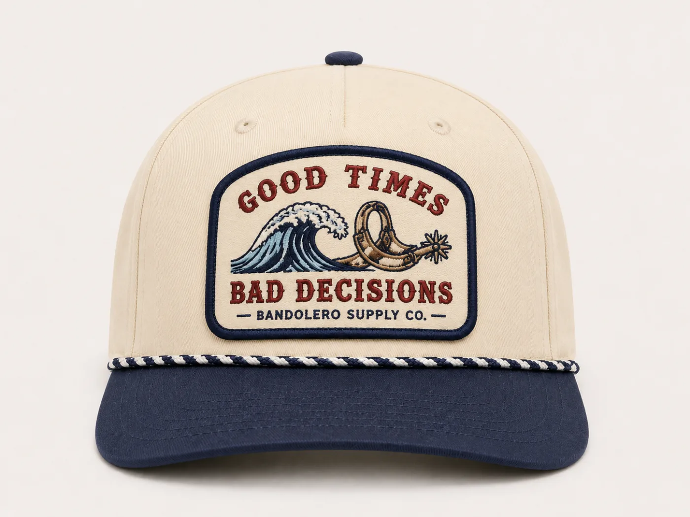 Bad Decisions Snapback — back view