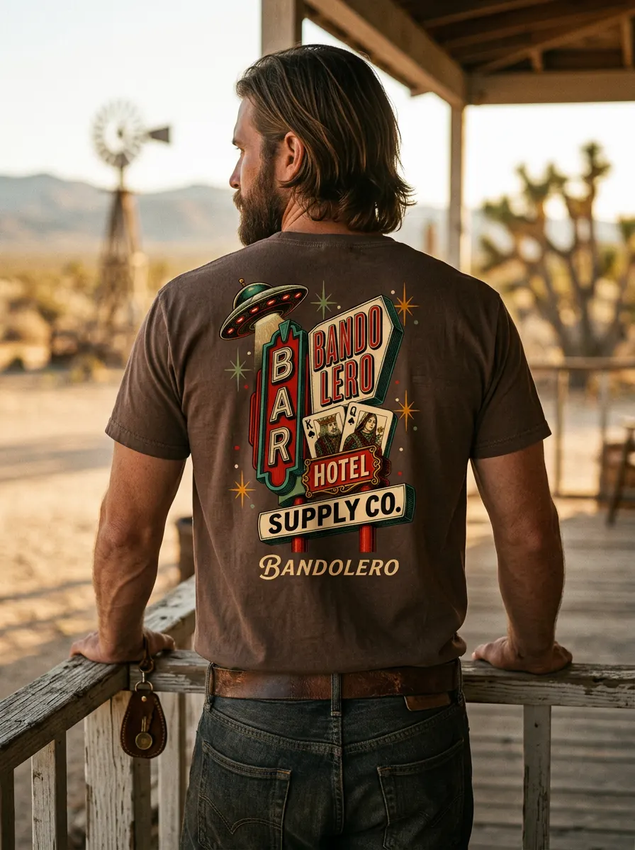 High Stakes Tee — back view