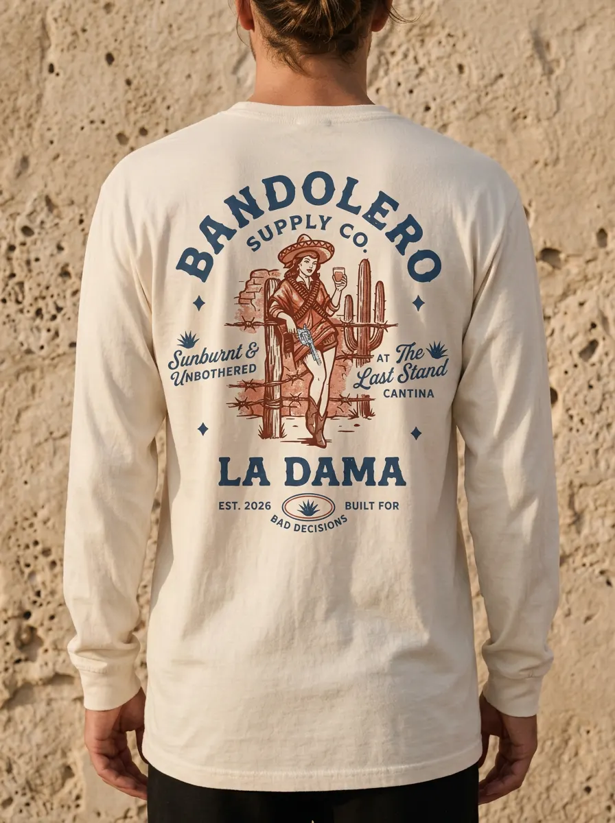 La Dama Long Sleeve — back view