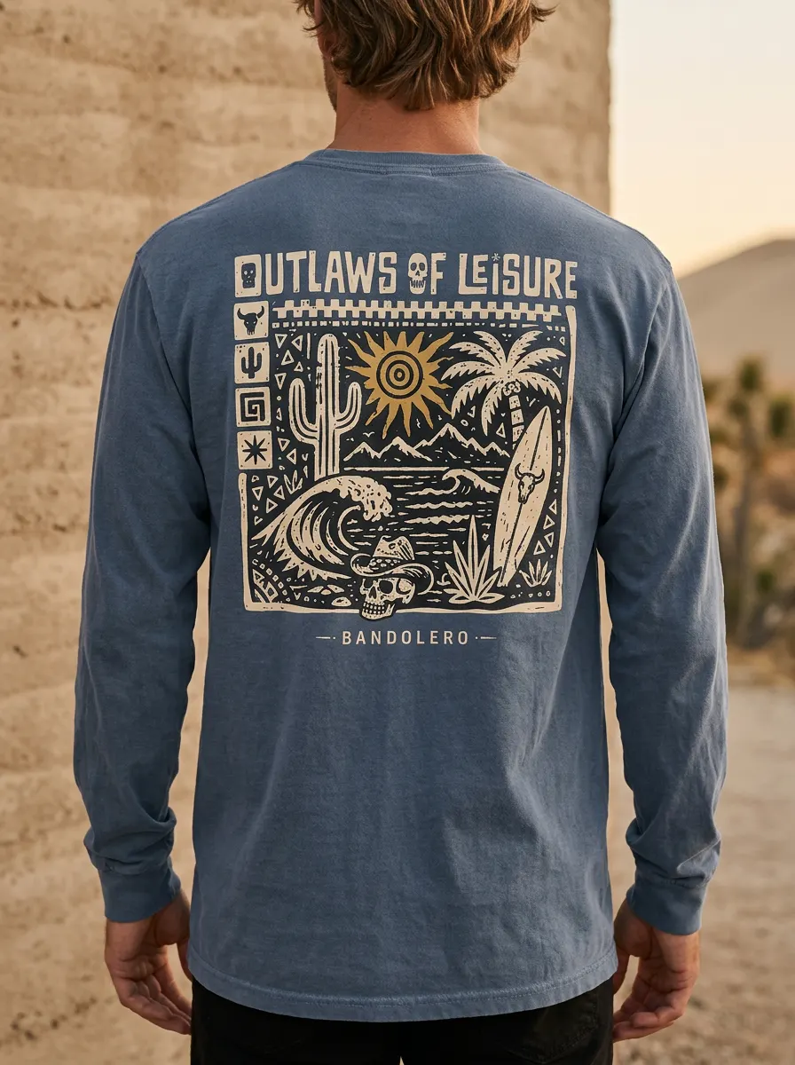 Leisure Outlaws Long Sleeve — back view