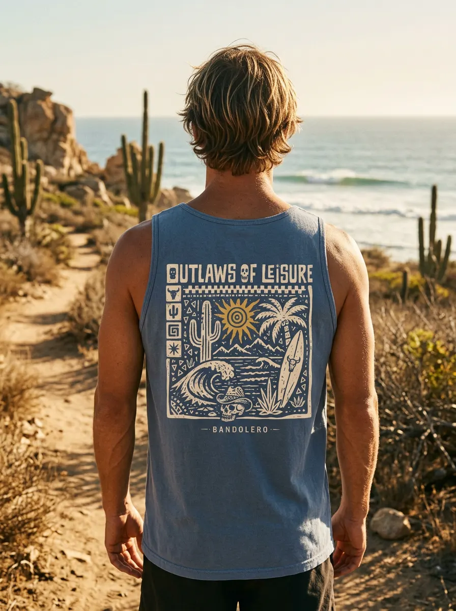 Leisure Outlaws Tank — back view