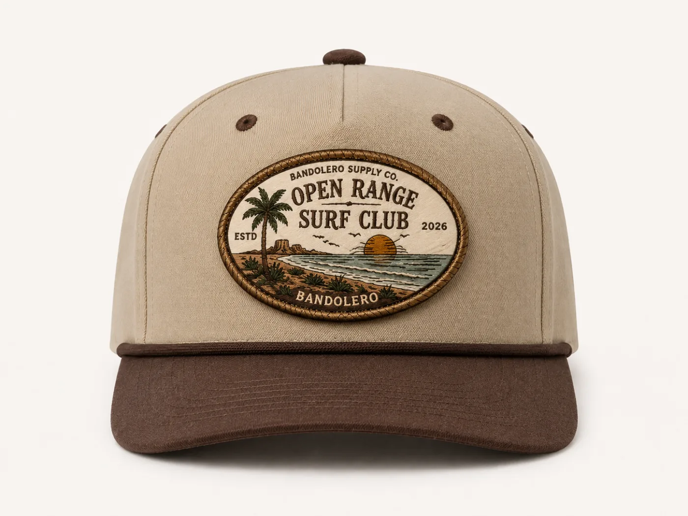 Open Range Surf Club Snapback — back view