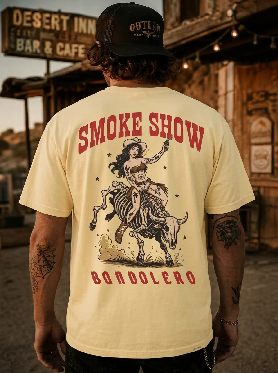 Smoke Show Tee — back view
