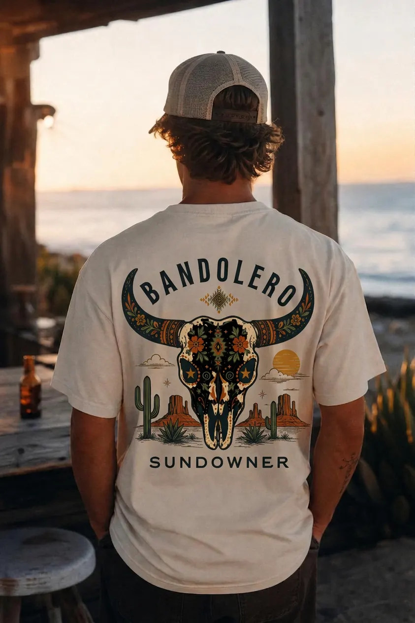 Sundowner Tee — back view