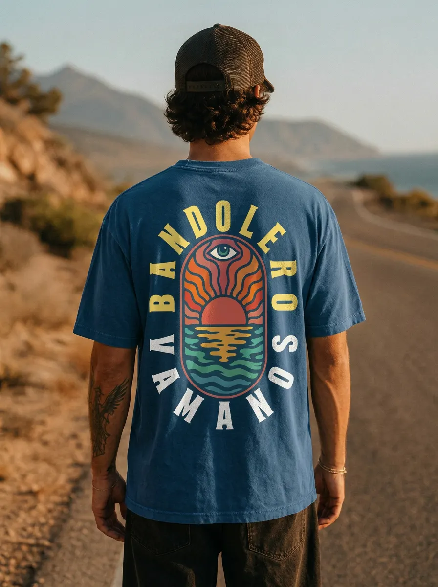 Vámanos Tee — back view
