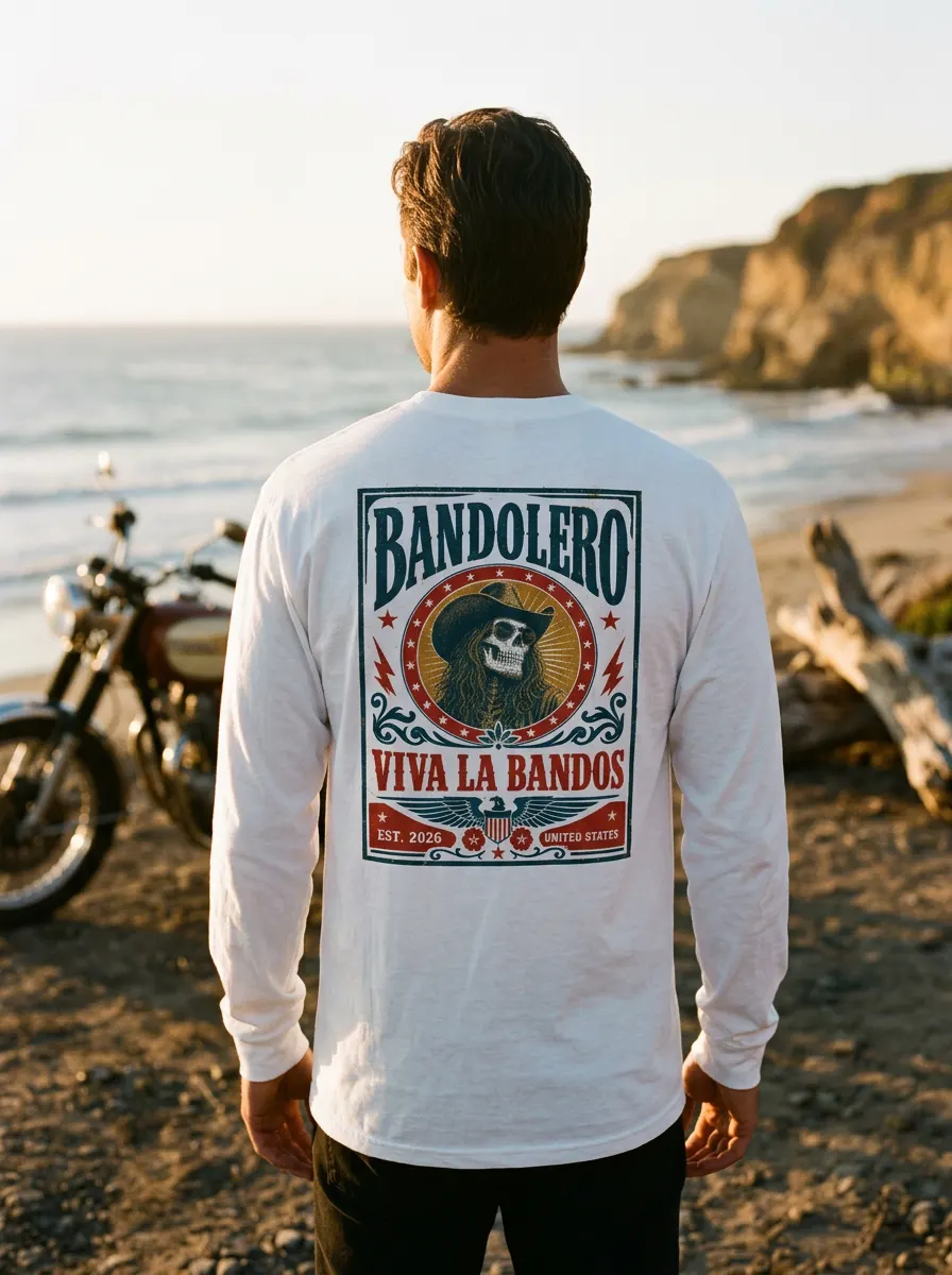 Viva La Bandos Long Sleeve — back view